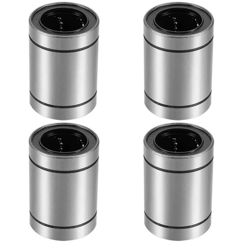LM30UU 30mm Linear Ball Bearings Kit For CNC Machines And 3D Printers, 4 Pack, double sealed, precision guide bearings