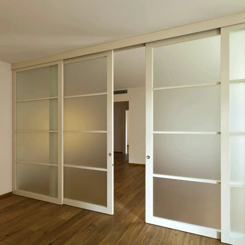 Sliding glass doors installed in a living room showcasing sliding door nylon pulley wheels 25mm for screen doors wardrobes cupboards closets.