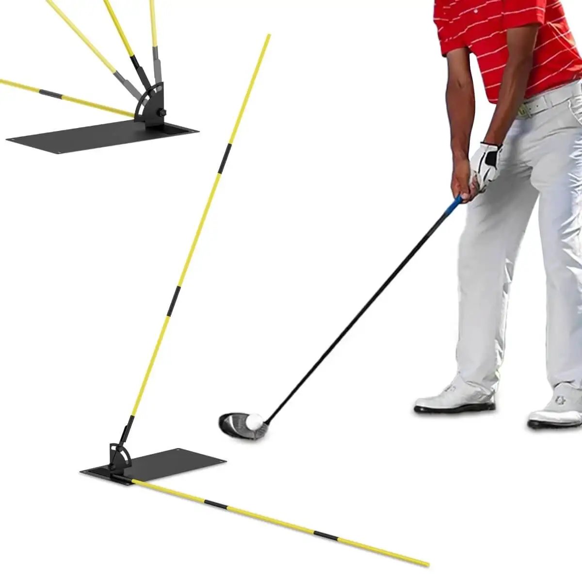 Golf Alignment Sticks Set For Aiming, Putting, And Ful...
