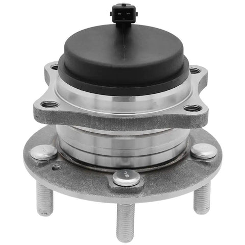 Rear Wheel Hub Bearing Assembly For FWD Only Fits Santa Fe 2007-2020, made of durable metal, front view.