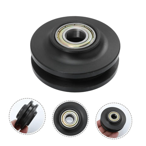 Heavy Duty Barn Door Roller Wheel Nylon Pulley For Smooth Sliding And Easy Install Durable Hanging Rail Wheel