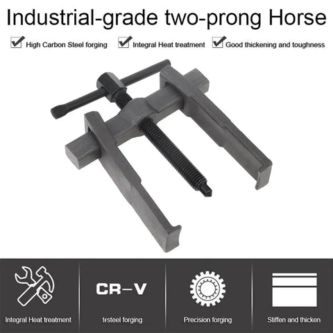 Two Jaw Gear Puller With Adjustable Arms For Internal And External Bearing Removal Heavy Duty 3 Inch Pulley Flywheel Gear Extraction Tool
