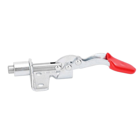 Grab And Go Quick Release Clamp Set For Woodworking Tables And Saw Benches, 190 Degree Manual Toggle Fixture shown in side view