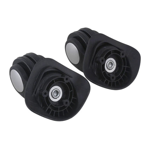 Luggage Spinner Wheels Set for Suitcases Left and Right 360 Degree Swivel Plastic Caster Wheels Replacement for Trolleys