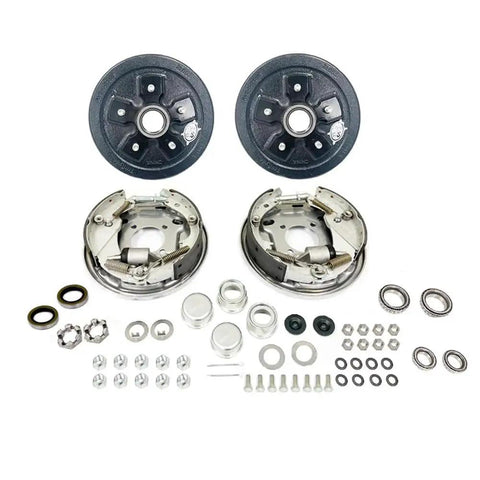 Southwest Wheel 3,500 lb trailer axle hydraulic brake kit, 5-4.5 in bolt circle; includes two hubs and hardware