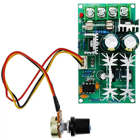 DC Motor Controller Beast For 12V 24V 36V 48V High Power Drive Module Adjustable Speed PWM Electronic Governor with wires and knob