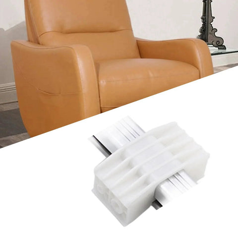 Heavy Duty Electric Linear Actuator Slide Block For Power Recliners And Lift Chairs Quiet Smooth Motorized Rail Slider shown near chair