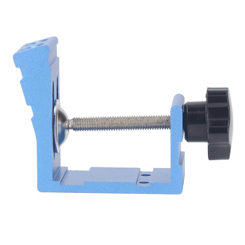 Side view of the 46 Piece Pocket Dowel Hole Jig Kit With Aluminum Alloy Guides For Precise Joint Angles Compact Pocket Screw Jig