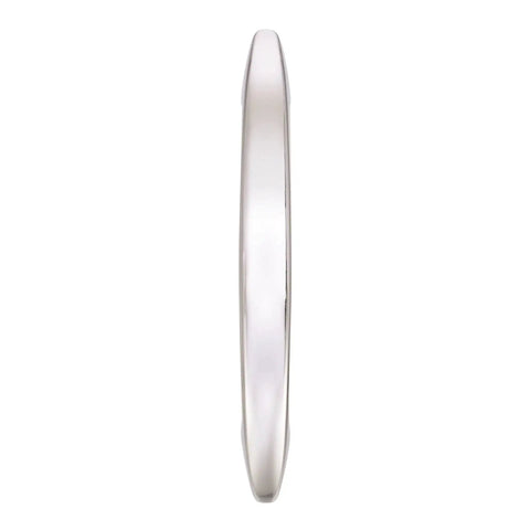 Side view of Polished Chrome Cabinet Pull 3 Inch Center To Center Contemporary Drawer Handle For Cabinets And Furniture Everyday Heritage Style
