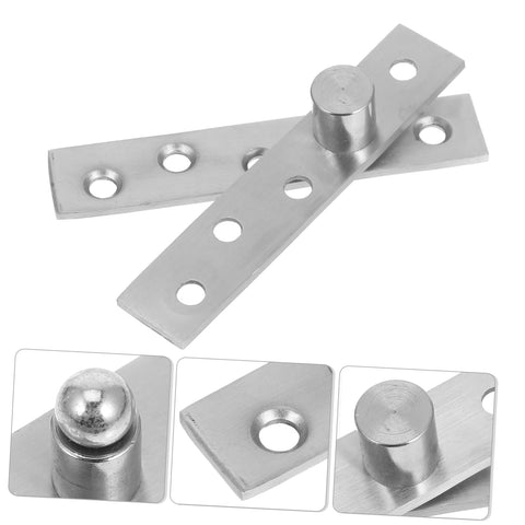 Heavy Duty Concealed Door Pivot Hinge In Stainless Steel Rotatable Hidden Hinge For Cabinet And Bookcase Doors Surface Mount