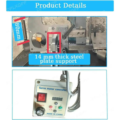 14mm steel plate support of Beefy 750W/1100W Belt Sander And Polisher For DIY Wood Metal Projects, 915x50mm Desktop Grinder