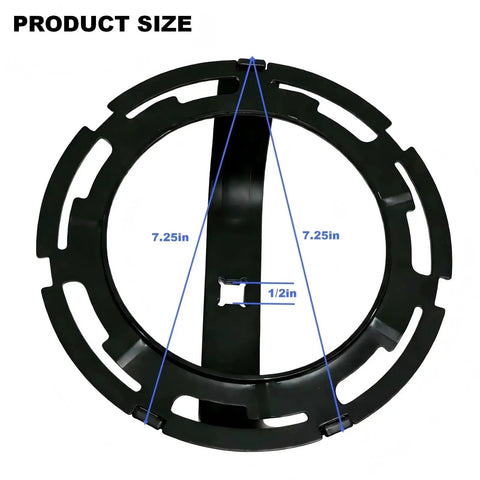 Third Gen Fuel Tank Lock Ring Tool, 7.25 inches, 1/2 inch drive, for fuel pump senders removal and install, heavy duty steel.