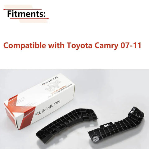 Front Bumper Bracket for Toyota Camry 2007 to 2011 Driver Passenger Side, shown with packaging box