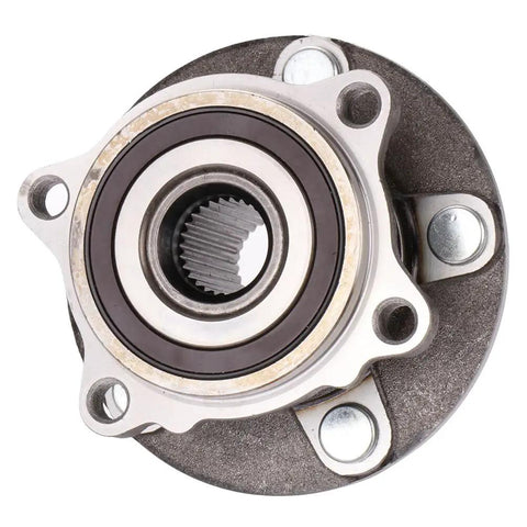 Front view of Rear Wheel Hub And Bearing Assembly OE 512382 For Mitsubishi Lancer 2008 Through 2015 And Outlander Sport 2007 To 2012 RVR 2011 With ABS