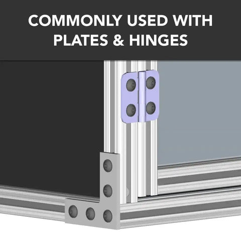 Drop In T Nut With Quarter Twenty Thread For Aluminum Extrusion Hardware Fits 40 Series 1515 1530 And 40mm Profiles Steel