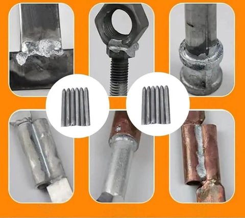 Six Piece Low Temperature Aluminum Welding Rod Set For Easy Melt And Universal Arc Welding Of Aluminum Alloys No Fuss