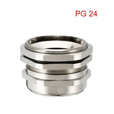 PG42 Metal Waterproof Cable Gland Connector for 32mm To 38mm Diameter Cables, side view of connector