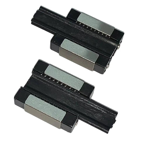 MGN12 C Carriage Block Bearings 2 Pack 12mm Ball Bearing Sliding Carriage for Linear Motion CNC and 3D Printer Black