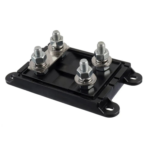 Two Way AMG Mega Fuse Holder ANM B2 Bolt On Fuse Block For One Or Two Fuses 32V DC Car Protection Against Short Circuit Or Overload