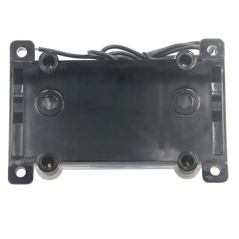 Back view of 200A Inline ANL Fuse Holder With Digital Voltage Display For Car Stereo Or Audio System Supports 0 2 Or 4 Gauge Wiring