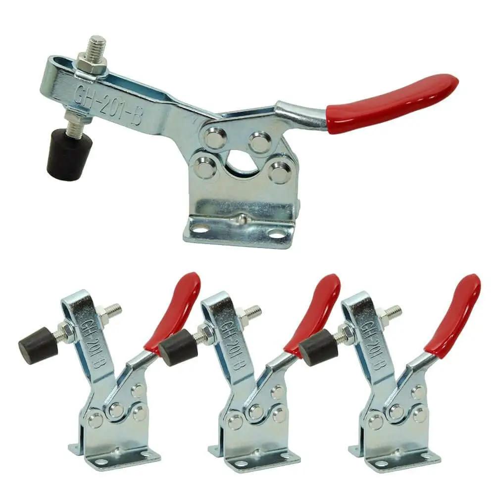 heavy-duty toggle clamps - 4 Pack Quick Release Horizo...