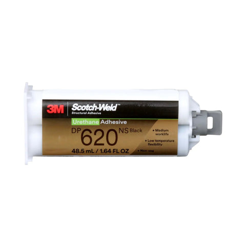 Urethane Adhesive DP620NS Black 48.5 mL Duo-Pak (1 Each) tube, non-sag fast-curing structural bond for various materials