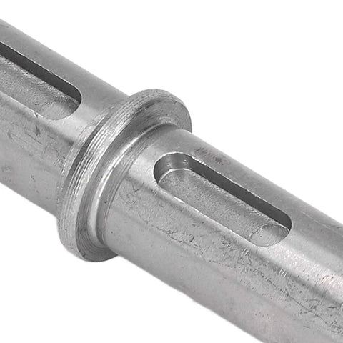Close-up of Beefy Alloy Steel Short Output Shaft Gear Speed Reducer Kit with seven accessories for NMRV040 RV040 and Nema34 stepper motors.