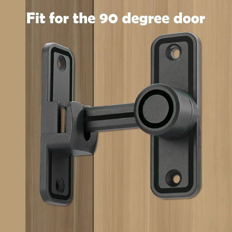 Heavy Duty Barn Door Lock Latch With 90 And 180 Degree Operation Zinc Alloy Construction Sliding Door Lock Hardware