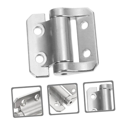 Heavy Duty Self Closing Cabinet Door Hinge for Thick Cabinets and Heavy Doors with High Load Capacity Versatile for Kitchen and Bath Built to Last Crafted From Steel and Zinc Alloy for Long Lasting Durability and Smooth Self Closing Action by TOPPERFUN, showing metal construction and screws.