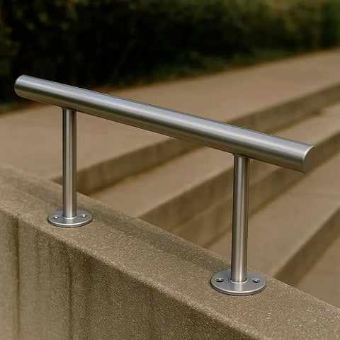 Custom Cut 2 Inch OD Stainless Steel Tubing 304 Grade Brushed Finish Ideal For Indoor And Outdoor Use Corrosion Resistant And Durable