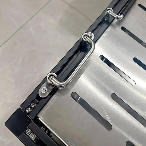 Installed 304 Stainless Steel Folding Pull Handle 90 Degree Door And Cabinet Pull Handle for Furniture and Toolbox