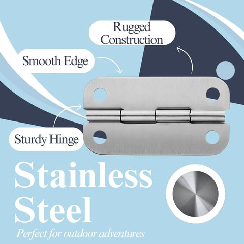 Cooler hinge kit, 3-pack, 316 stainless steel for Igloo ice chests