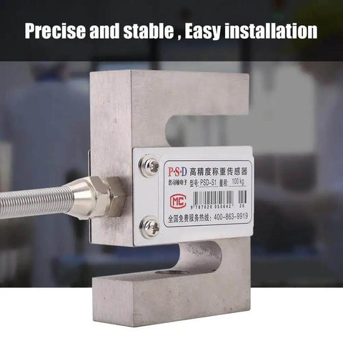 Heavy Duty S Type Beam Load Cell Sensor For Hopper Weighing 50/100/300/2000 Kg High Precision Digital Scale with metal build