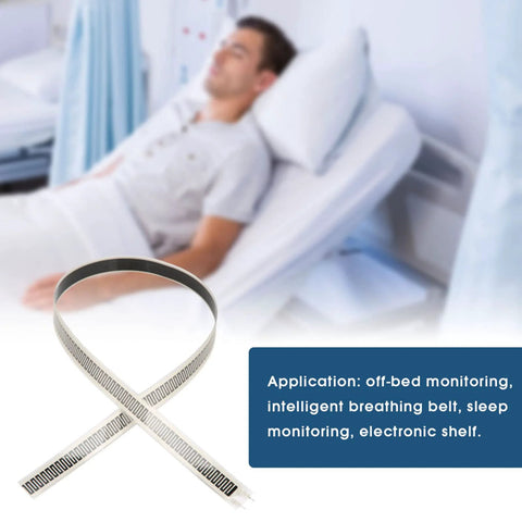 Pressure sensor strip, SF15 600 10kg thin-film FSR, white film with printed resistance pattern, Amazon brand