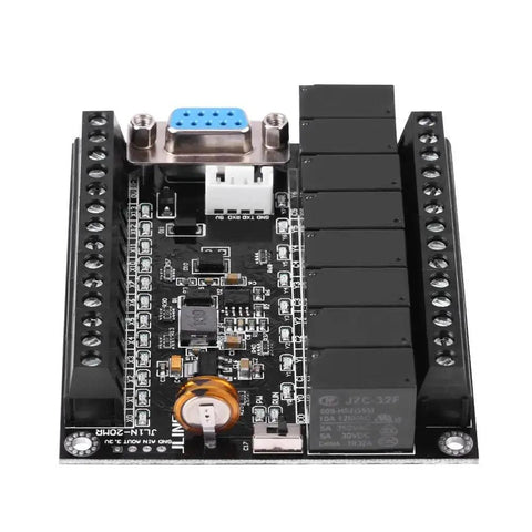 FX1N-20MR DC Panel PLC Controller with industrial control board and relay output module, plug and play, 32-bit MCU