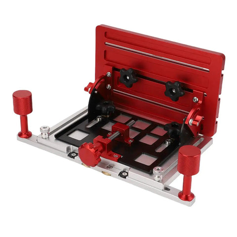 Adjustable Woodworking Backer Clamp for Table Saw Heavy Duty Aluminum Back Plate Holder Surface Clamp