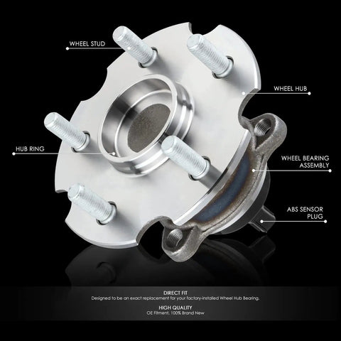 Rear Wheel Bearing Hub Assembly With ABS Sensor Plug And Play For Scion IM TC Lexus NX HS250H Toyota RAV4 C-HR Corolla IM FWD 06-21