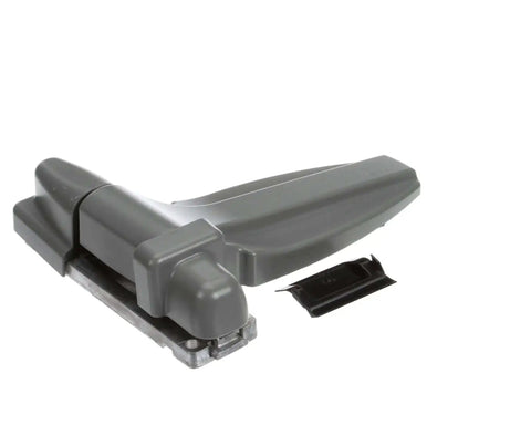 Right Hand Hinge With Cover OEM Replacement Part For Kason RH 1345 Adjustable Hinge, shown with Cove in gray color, beefy door hardware