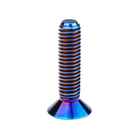 Burnt Blue Titanium Torx Countersunk Head Bolts Set 4Pc Grade 5 6AL4V M4 M5 M6 M8 with lengths, anti corrosion, lightweight