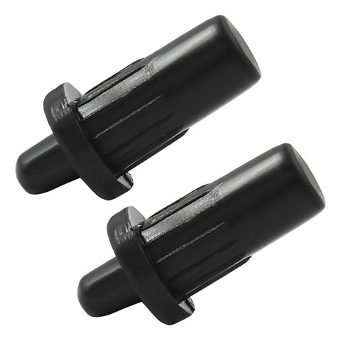 20 Pcs Cabinet Door Dampers Pin Plunger Replacement Kit For Window Shutters Black Easy Install Buffer Pins For Smooth Quiet Close And No Squeak Operation In Home Improvement Projects, shown in close-up view
