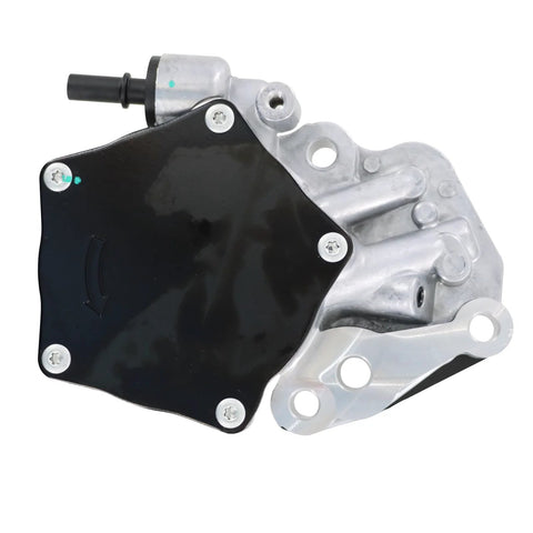 Brake vacuum pump with black cover and silver housing; compatible with GM 1.4L/1.5L engines (2016–2019)