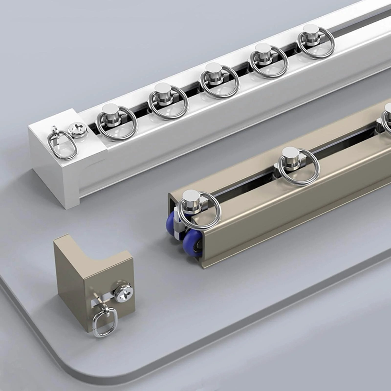 heavy curtain tracks for bay windows - Adjustable