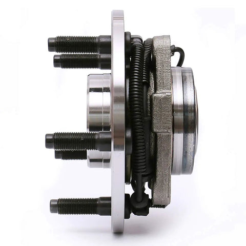 Side view of Front Wheel Bearing Hub Assembly For 2006-2008 Dodge Ram 1500 4 Wheel ABS 5 Lug Crew Cab And Standard Cab Front Left And Right Pair