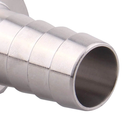 DERNORD 3/4 in barbed hose to 3/4 in NPT female stainless steel fitting, close-up