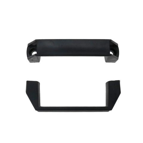 2 Pack Nylon Grab Handles 115mm Center To Center 136mm Total Length All Weather Black For Doors Cabinets Drawers Luggage Or Mechanical Equipment 8mm Mounting Hole Diameter Reinforced Nylon Construction