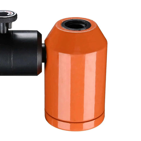 Close-up of orange component from Heavy Duty 8 Ton Hydraulic Knockout Punch Set With Six Die Punches for sheet metal work