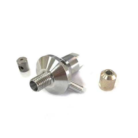 Water Jet Cutter Head Body Spare Parts For Waterjet Cutting Machines Durable Replacement Water Jet Head Assembly High Quality Water Jet Cutter Part Fits BHDT And BFT Models Fast Worldwide Shipping shown in metallic components