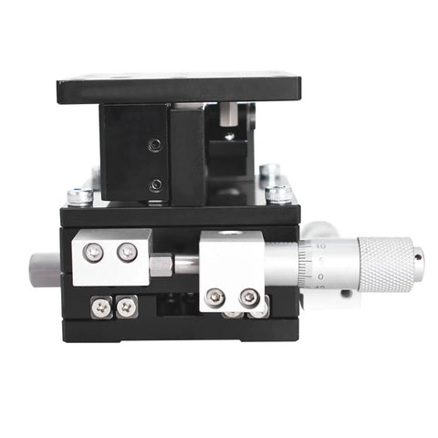 60 X 60mm XYZ 3 Axis Linear Stage With Manual Sliding Table For Optical Lab Precision Measurement, Aluminum Alloy Build