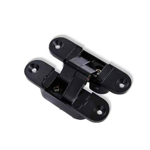 Concealed Three Dimensional Adjustable Door Hinge In Zinc Alloy For 180 Degree Cross Hinge Opening Right Open Gold Finish.