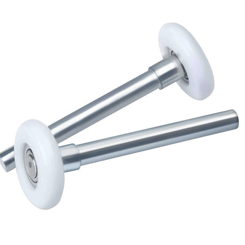 15 Pack 2 Inch Nylon Garage Door Rollers With Sealed 6200ZZ Bearings, Quiet and Durable Wheels, shown close-up, ideal for residential use